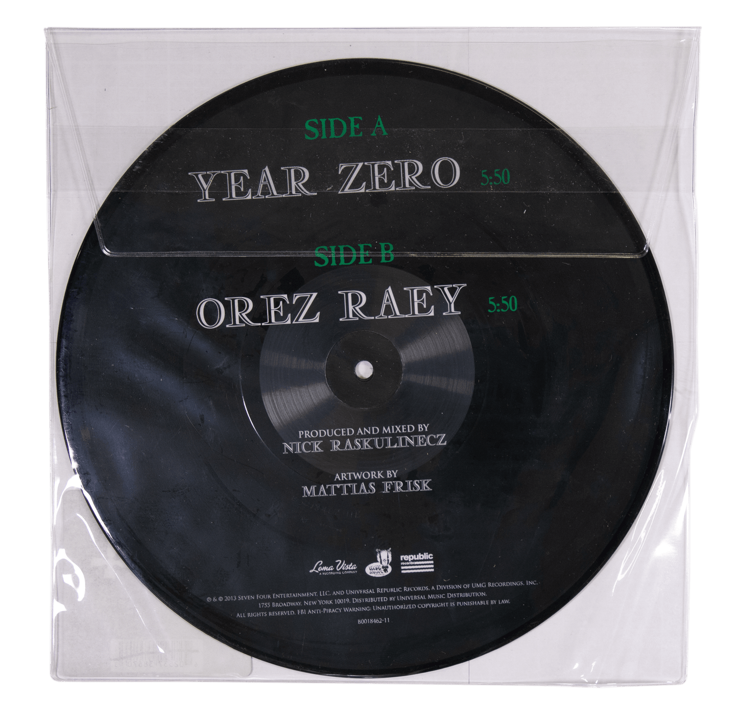 Year Zero Picture Disc