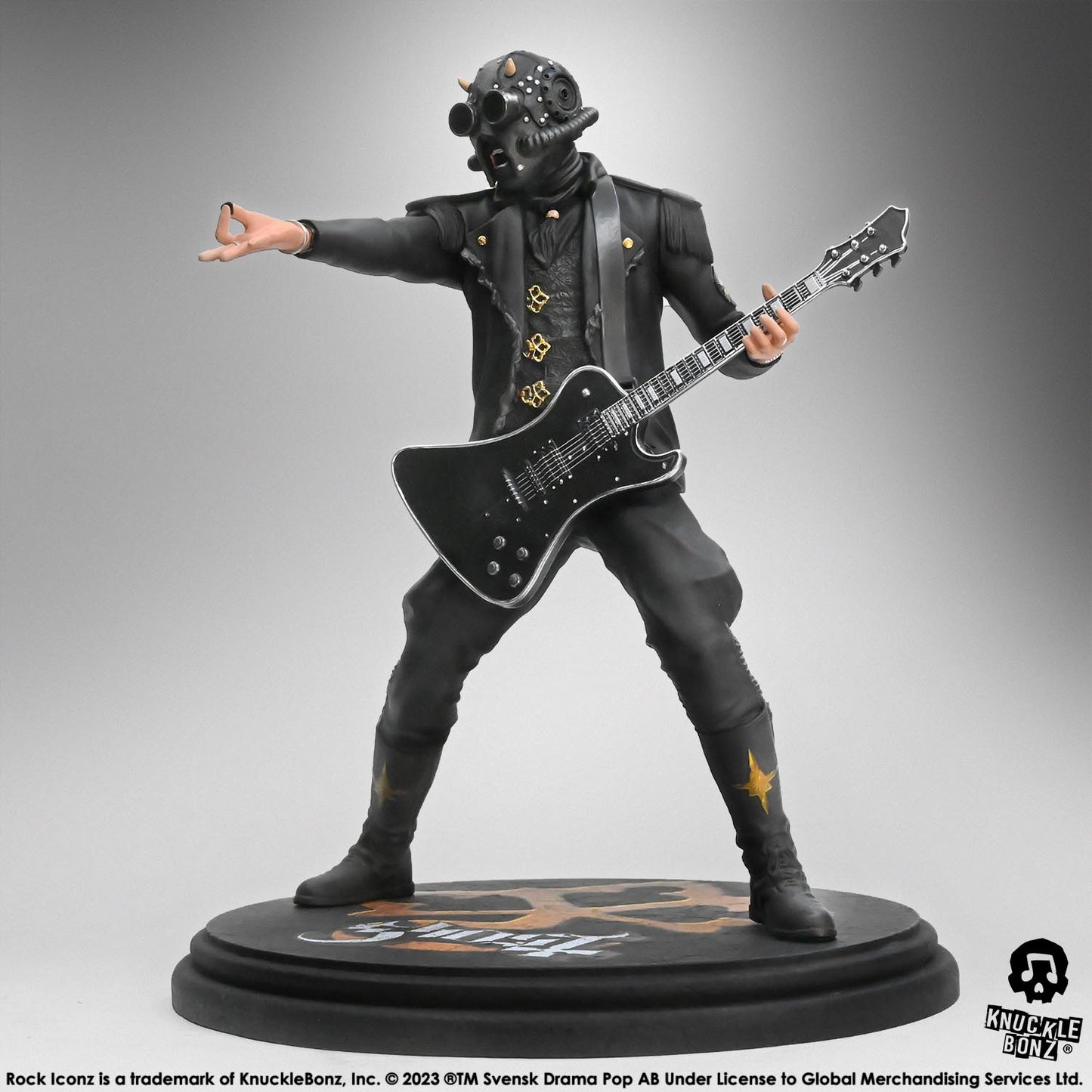 Ghoul with Black Guitar Statue